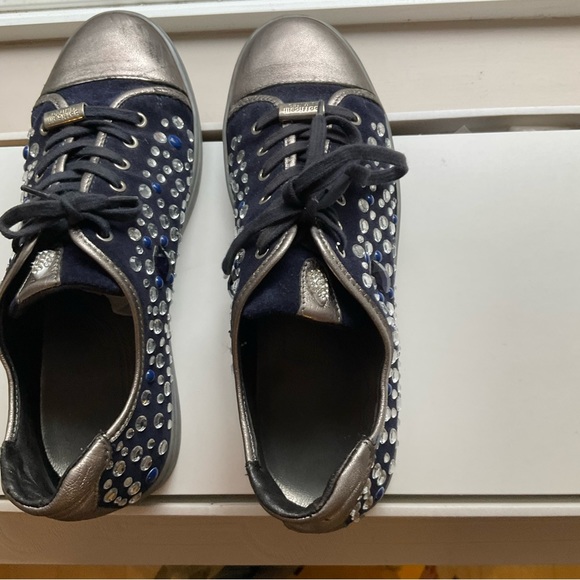 Roberto Botticelli Limited Sneakers Navy Suede EU 38 - Picture 2 of 8